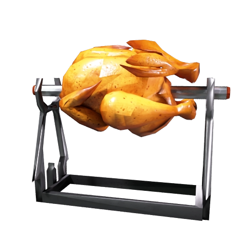 Low Poly Rotisserie Chicken