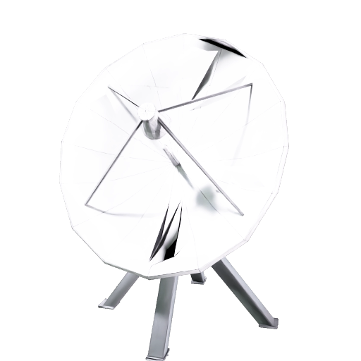 Low Poly Satellite Dish
