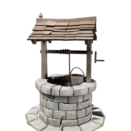 Low Poly Water Well