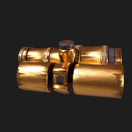 Vintage Brass Telescope