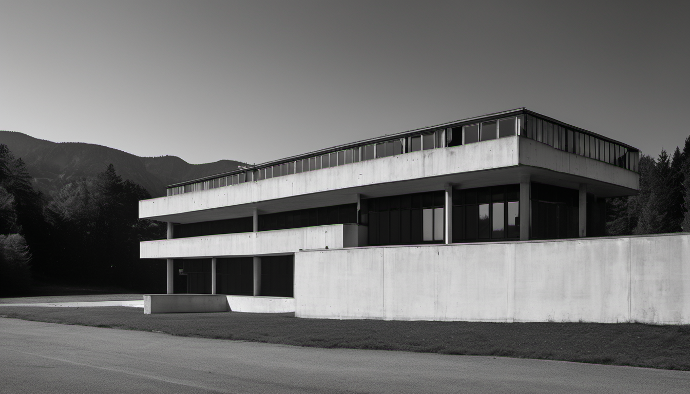 Brutalist composition: a massive white 500M rendered in Swiss grotesk on matte black, with a thin red rule beneath it and the words BUILD ECONOMY in small all-caps tracking, high-contrast architectural shot, no logos, no people